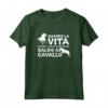 Cavallo - Quando la Vita Diventa Troppo Complicata, Salgo a Cavallo Maglietta - Ideale per Gli Amanti dei Cavalli