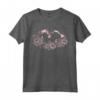 Cavalli con Fiori - Cuore Rosa Maglietta per Amanti degli Animali - Regalo Unico per Amici o Familiari