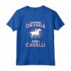 Cavaliere Horse Girl Equitazione Parlo Con Mio Cavallo Maglietta - Ideale per Amanti degli Animali e Istruttori di Equitazione