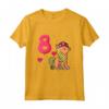Bambino Ottavo Compleanno Cavallo Pony Ragazza 8 Anni - Super Maglietta per il Compleanno dei Bambini - Ideale per Appassionati di Equitazione