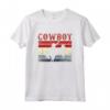 Rodeo Bull Equitazione Western Retro Bucking Bronco Cowboy Maglietta - Ideale per Cavalieri di Toro e Amanti della Cultura Western