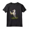Maglietta Cavallo Donne Bambini - Regalo Equestre Maglia a Manica - Ideale per Compleanni e Amanti della Vita Rurale