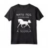 Nato Per Cavalcare - Costretti Ad Andare A Scuola - Cavallo Maglietta per Appassionati di Cavalli e Amanti degli Animali
