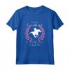 Cavalli & Equitazione Per Ragazza - Nato Per Cavalcare Maglietta - Idea Regalo per Amanti dell'Equitazione
