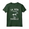 Maglietta con Tema Cavallo per Donne e Ragazze - Ideale Regalo per Appassionati di Cavalli - La Libertà è Cavalcare un Cavallo