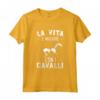 Maglietta con Tema Cavallo per Donne e Ragazze - Ideale Regalo per Appassionati di Cavalli - La Libertà è Cavalcare un Cavallo