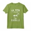 Maglietta con Tema Cavallo per Donne e Ragazze - Ideale Regalo per Appassionati di Cavalli - La Libertà è Cavalcare un Cavallo