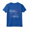 Maglietta Cavallo Donne Ragazze - Regalo Equestre per Amanti dei Cavalli - La Vita è Meglio a Cavallo