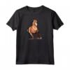 Carino Cavallo T-shirt per Bambini Compleanno - Felice Compleanno Cavallino - Maglia con Maniche Raglan per Amanti dei Cavalli