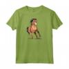 Carino Cavallo T-shirt per Bambini Compleanno - Felice Compleanno Cavallino - Maglia con Maniche Raglan per Amanti dei Cavalli