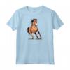 Carino Cavallo T-shirt per Bambini Compleanno - Felice Compleanno Cavallino - Maglia con Maniche Raglan per Amanti dei Cavalli