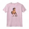 Carino Cavallo T-shirt per Bambini Compleanno - Felice Compleanno Cavallino - Maglia con Maniche Raglan per Amanti dei Cavalli