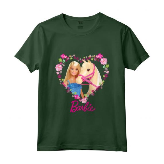 Bambino Barbie T-Shirt Ragazza Cavallo - Maglietta Ufficiale con Design Esclusivo Amazon - Diverse Taglie e Colori disponibili