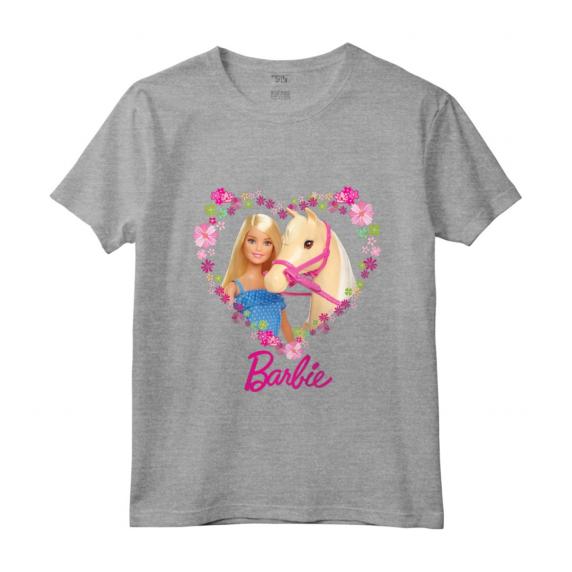 Bambino Barbie T-Shirt Ragazza Cavallo - Maglietta Ufficiale con Design Esclusivo Amazon - Diverse Taglie e Colori disponibili