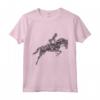 Equitazione della Ragazza del Cavallo Maglietta - Ideale per Appassionati di Equitazione - Leggera e Comoda