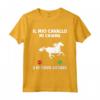 Il Mio Cavallo Mi Chiama - Maglietta Cavaliere per Amanti dei Cavalli - Ideale per Equitazione e Corse di Cavalli