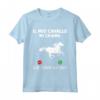 Il Mio Cavallo Mi Chiama - Maglietta Cavaliere per Amanti dei Cavalli - Ideale per Equitazione e Corse di Cavalli