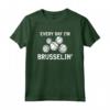Everyday Im Brusselin Cavoletti di Bruxelles Go Vegan Pun Designer Felpa - Maglietta Vegana Divertente per Attivisti - Ideale per Compleanno o Natale
