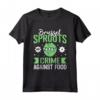 Brussel Sprout Hater Club Essentials - Odio i Cavoletti di Bruxelles Maglietta - Accessori per Odiatori di Cavoletti di Bruxelles