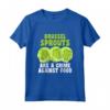 Brussel Sprout Hater Club - Odio i Cavoletti di Bruxelles Maglietta - Accessori Esclusivi per Odiatori di Cavoletti di Bruxelles