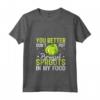Donna Brussel Sprout Essentials - Odio i cavoletti di Bruxelles Maglietta con Collo a V - Slogan divertente per odiatori di cavoletti di Bruxelles