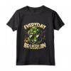 Everyday I'm Brusselin - Maglia a Manica con Cavoletti di Bruxelles Divertente per Vegani e Amanti del Gioco di Parole