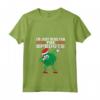 Donna Dabbing Bruxelles Cavoletti - I'm Just Here for the Sprouts - Grande Maglietta con Collo a V per Natale - Ideale per Bambini e Ragazzi