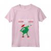 Donna Dabbing Bruxelles Cavoletti - I'm Just Here for the Sprouts - Grande Maglietta con Collo a V per Natale - Ideale per Bambini e Ragazzi