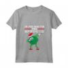 Donna Dabbing Bruxelles Cavoletti - I'm Just Here for the Sprouts - Grande Maglietta con Collo a V per Natale - Ideale per Bambini e Ragazzi