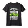 Brussel Sprout Hater Club - Divertente Odio i Cavoletti di Bruxelles Maglietta - Ideale per Odiatori di Cavoletti di Bruxelles