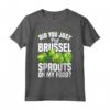 Brussel Sprout Hater Club - Divertente Odio i Cavoletti di Bruxelles Maglietta - Ideale per Odiatori di Cavoletti di Bruxelles