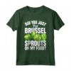 Brussel Sprout Hater Club - Divertente Odio i Cavoletti di Bruxelles Maglietta - Ideale per Odiatori di Cavoletti di Bruxelles