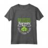 Donna Brussel Sprout Hater Food - Club Uomini Bambini Maglietta con Collo a V - Odio i Cavoletti di Bruxelles Slogan