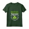 Donna Brussel Sprout Hater Food - Club Uomini Bambini Maglietta con Collo a V - Odio i Cavoletti di Bruxelles Slogan