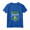 Donna Brussel Sprout Hater Food - Club Uomini Bambini Maglietta con Collo a V - Odio i Cavoletti di Bruxelles Slogan