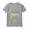 Donna Brussel Sprout Hater Food - Club Uomini Bambini Maglietta con Collo a V - Odio i Cavoletti di Bruxelles Slogan