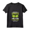 Donna Odio Brussel Sprouts Gear Food Brussel Sprout Hater Club Maglietta con Collo a V - Slogan Odio i Cavoletti di Bruxelles