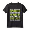 Bruxelles Sprout Hater Club Gear - Maglietta Odio i Cavoletti di Bruxelles - Accessori Divertenti per Odiatori di Verdure