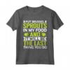 Bruxelles Sprout Hater Club Gear - Maglietta Odio i Cavoletti di Bruxelles - Accessori Divertenti per Odiatori di Verdure