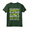 Bruxelles Sprout Hater Club Gear - Maglietta Odio i Cavoletti di Bruxelles - Accessori Divertenti per Odiatori di Verdure