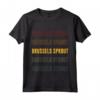 Bruxelles Sprout Pride - Cavoletto di Bruxelles Maglietta - Design Colori Arcobaleno Retrò per Vegani