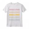 Bruxelles Sprout Pride - Cavoletto di Bruxelles Maglietta - Design Colori Arcobaleno Retrò per Vegani