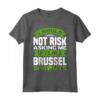 Divertente Bruxelles Sprout Hater Club Maglietta - Odio i Cavoletti di Bruxelles - Abbigliamento Divertente per Odiatori di Cavoletti di Bruxelles