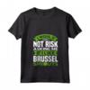 Donna Divertente Bruxelles Sprout Hater Club Maglietta con Collo a V - Odio i Cavoletti di Bruxelles - Acquista Online