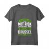 Donna Divertente Bruxelles Sprout Hater Club Maglietta con Collo a V - Odio i Cavoletti di Bruxelles - Acquista Online