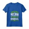 Donna Divertente Bruxelles Sprout Hater Club Maglietta con Collo a V - Odio i Cavoletti di Bruxelles - Acquista Online