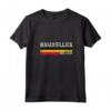 Donna Brussels / Bruxelles Belgium Maglietta con Collo a V - Unique Design for Men, Women, and Kids - Buy Brussels Souvenir Shirt Online