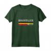 Donna Brussels / Bruxelles Belgium Maglietta con Collo a V - Unique Design for Men, Women, and Kids - Buy Brussels Souvenir Shirt Online