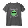 Everyday I'm Brusselin' Funny Brussel Sprout Maglia a Manica - T-shirt divertente per amanti dei cavoletti di Bruxelles e vegetariani - Ideale per regali unici