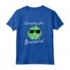 Everyday I'm Brusselin' Funny Brussel Sprout Maglia a Manica - T-shirt divertente per amanti dei cavoletti di Bruxelles e vegetariani - Ideale per regali unici
